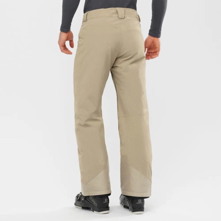 Khaki Salomon Untracked Men's Ski Pants | PH 97213X